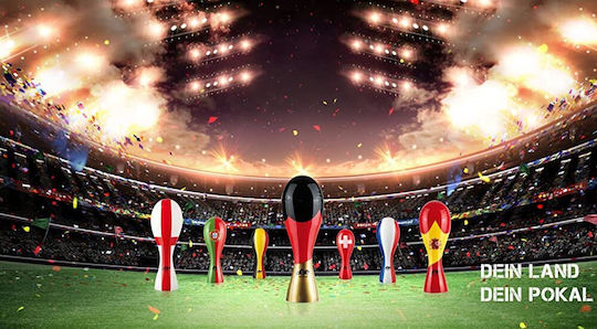 Uniquefan Inflatable Champion Cups 52x18cm 12pcs Box