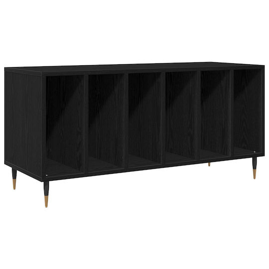 vidaXL Records Hi-Fi Furniture Black 38x100x48cm