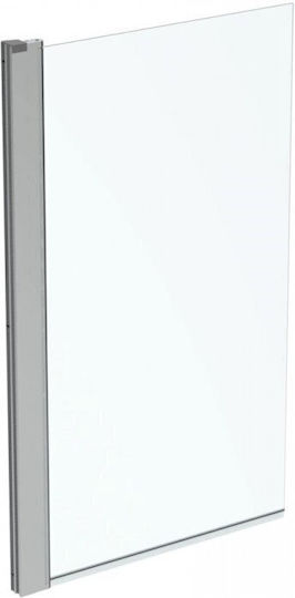 Ideal Standard Connect Σταθερό Πλαϊνό Μπανιέρας 80x140cm Clear Glass