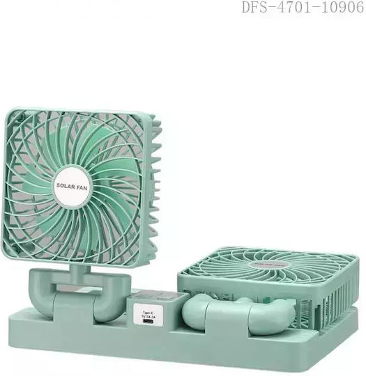 Portable Fan System Solar Panel Car OEM 999 – Green