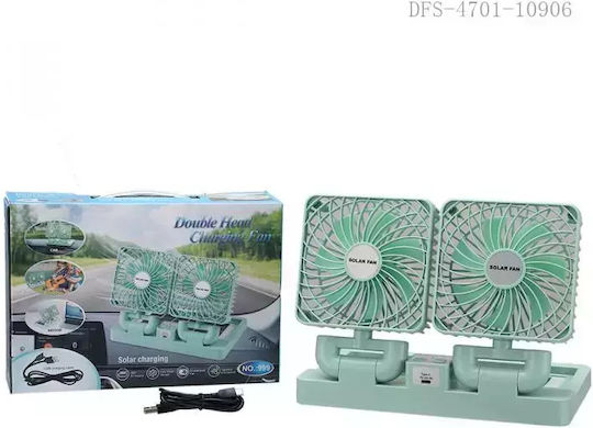 Portable Fan System Solar Panel Car OEM 999 – Green