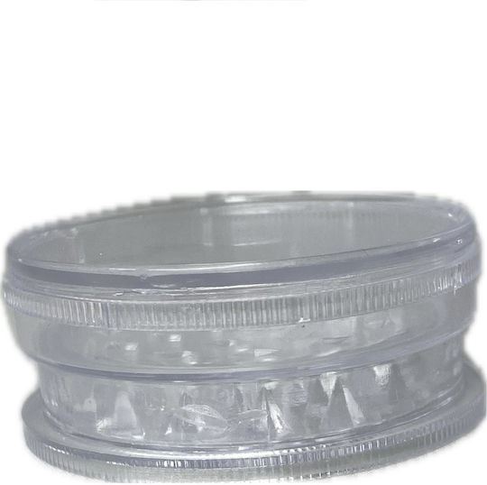 Grinder Kunststoff 60 x 25mm 2-teilig Transparent