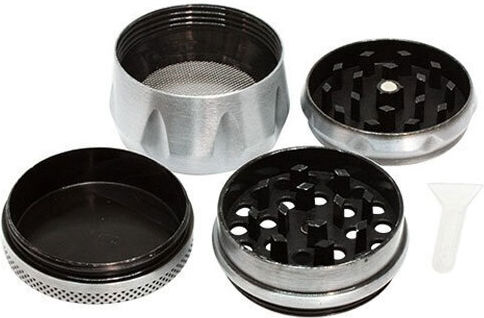 Grinder Τρίφτης 43mm Leaf 4 Parts