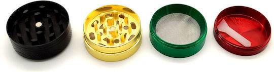 Grinder Μεταλλικος Τριφτης Καπνου 4 Επιπεδων Marilyn Σιτα Gr2049
