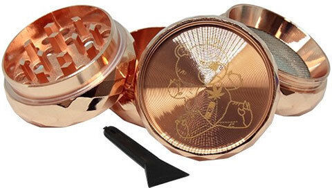 Grinder 42mm Bär Roségold 4-teilig