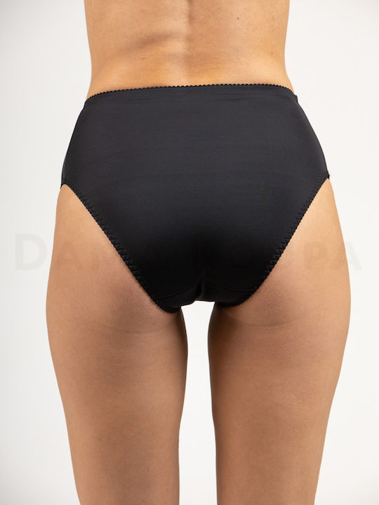 High-waisted Women's Slip Black