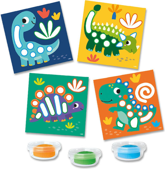 Ses Creative Plasticine - My First Game - Dough Activity Cards Dinos For 1+ Years 3pcs
