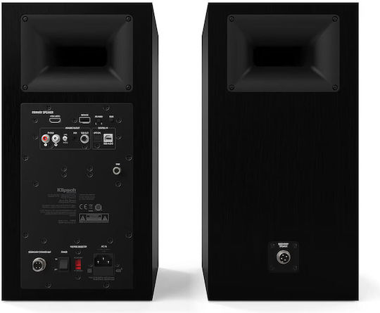 Klipsch The Sevens Αυτοενισχυόμενα Ηχεία με Bluetooth 200W (Ζεύγος) Μαύρα