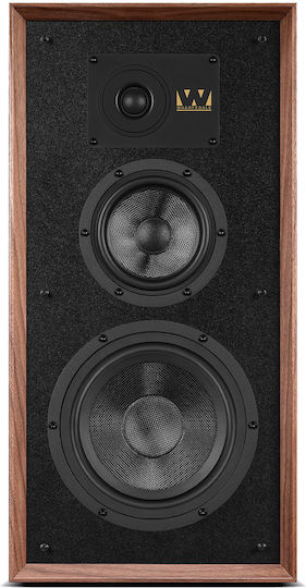 Wharfedale Super Linton mit Ständern Paar Hi-Fi Lautsprecher Boden 200W 3 Anzahl von Fahrern B24.6xT29.5xH36cm. Walnut