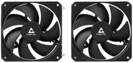 Chieftec Iceberg 240 Dark Water Cooling System AIO CPU With 2 Fans 120mm