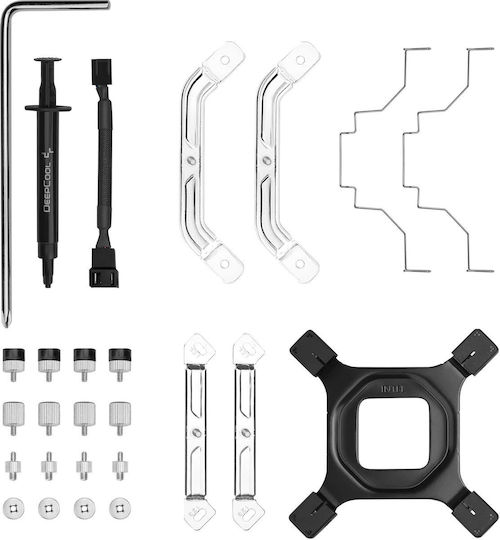 Deepcool AK500 Digital Pro Ψύκτρα Επεξεργαστή για Socket AM4/AM5/1200/115x/1700 Λευκή
