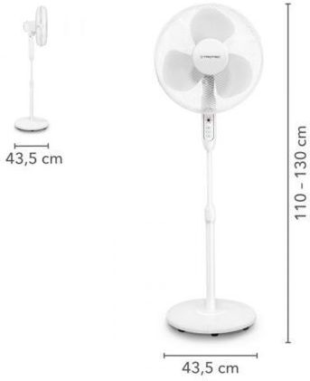 Trotec Pedestal Fan 40W Diameter 40.64cm with Remote Control