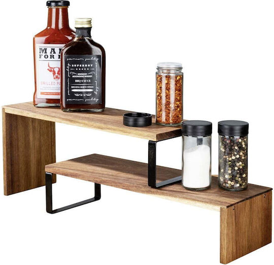 Wenko Wooden Tabletop Base 36cm Brown