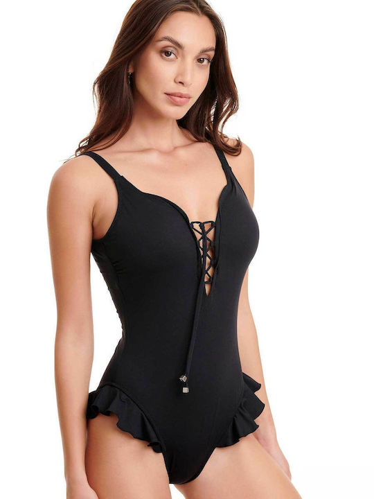 One-Piece Swimsuit Black