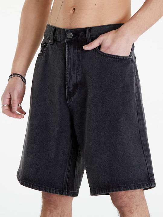 Men's Shorts Jeans Faded Black