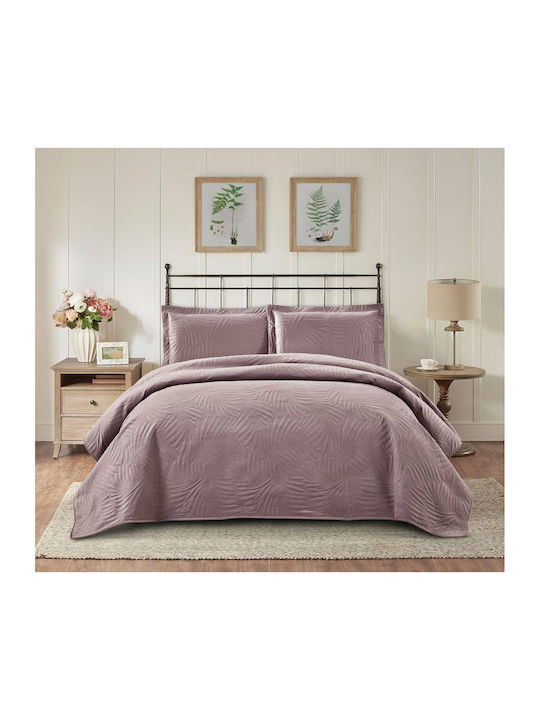 Liolios Home Ibiza Tagesdecke King Size Amethyst 260x240cm
