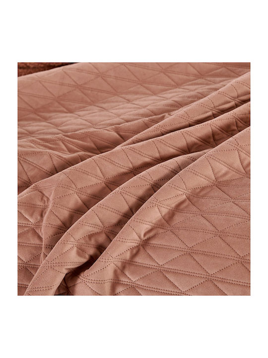 Liolios Home Bottega Tagesdecke Übergröße Amethyst 220x240cm