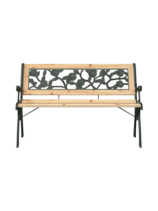 Παγκάκι Εξωτερικού Χώρου Ξύλινο 52.5x115.5x73cm