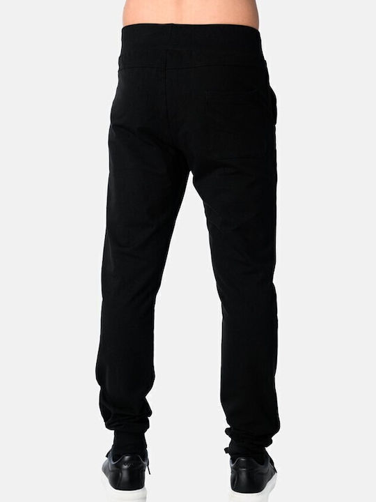 Sweatpants with Elastic Black