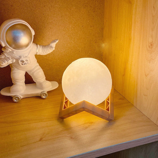 Decorative Lamp Moon Light White