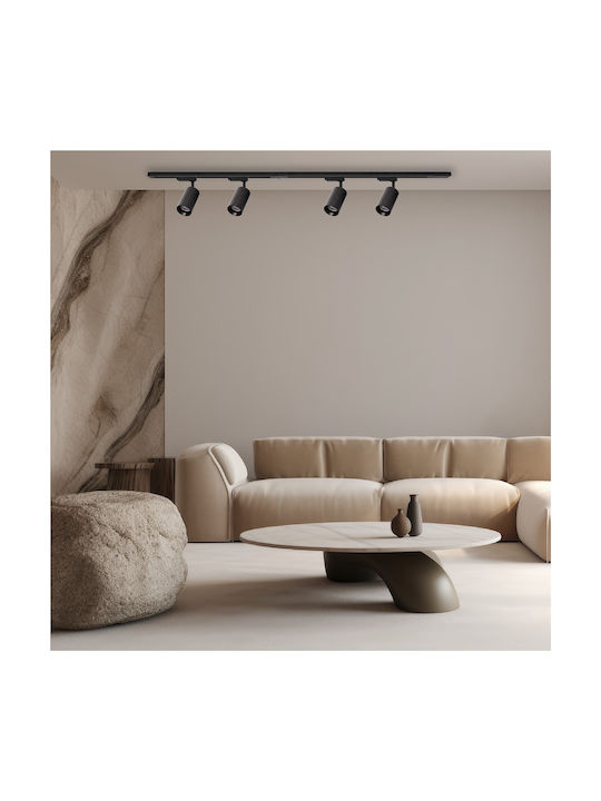 Eko Light Single Spot with Socket GU10 in Black Color