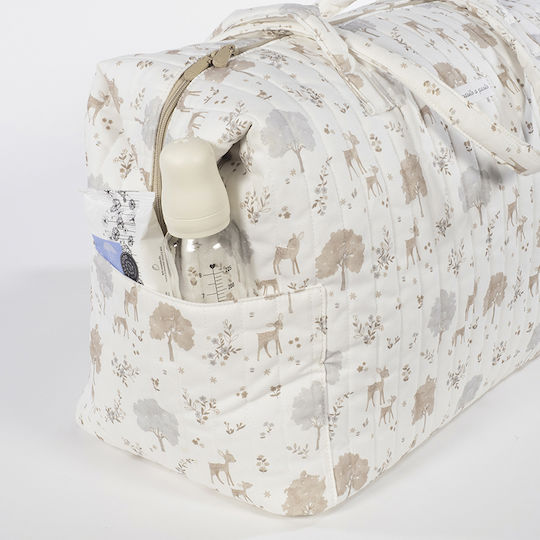 Pasito a Pasito Wickeltasche Krankenhaus Schulter/Hand Beige 50x35x25cm.