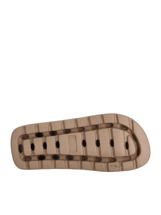 Women's Flip Flops Beige