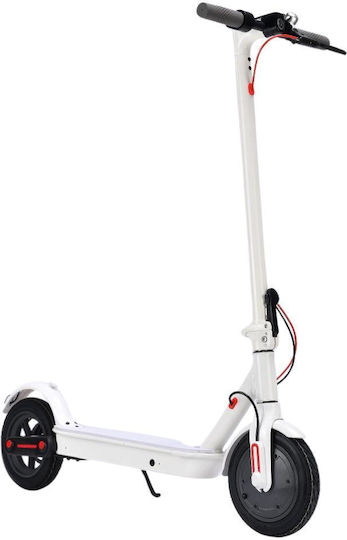 Homeone Electric Scooter With 25km/h Max Speed And 30km Autonomy In White Colour