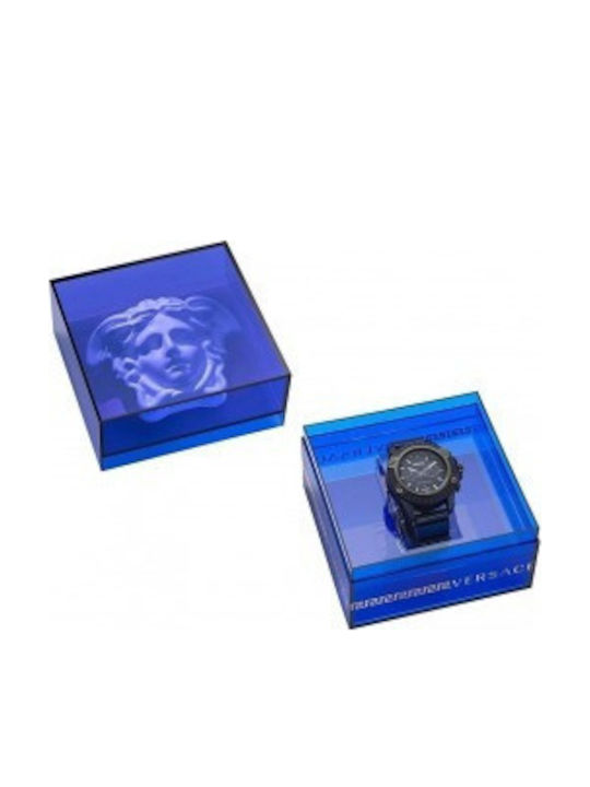 Versace Icon Active Ανδρικό Ρολόι Μπαταρίας με Μπλε Καουτσούκ Λουράκι