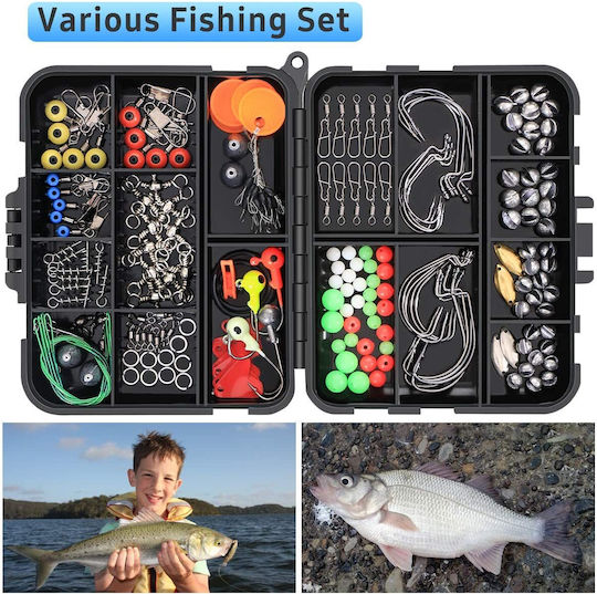 Vicloon High-quality Fishing Accessories Set Box 191pcs