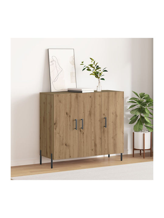 Sideboard Wooden Walnut 90x34x80cm