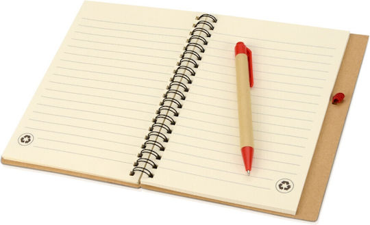 Pf Concept Notebook with Pen Holder Red