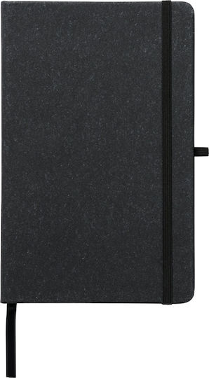 Pf Concept Σημειωματάριο A5 80 Φύλλων με Λάστιχο και Στυλοθήκη Μαύρο