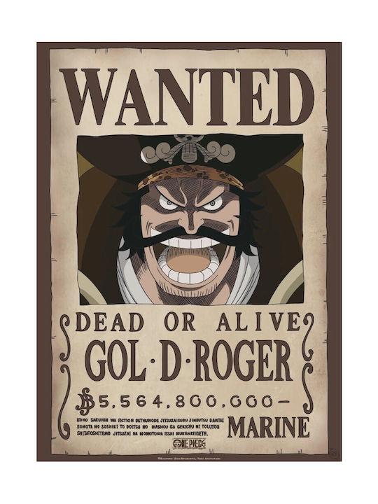 GB eye Αφίσα One Piece - Wanted Gol D. Roger 38x52cm GB eye Αφίσα One Piece - Wanted Gol D. Roger 38x52cm