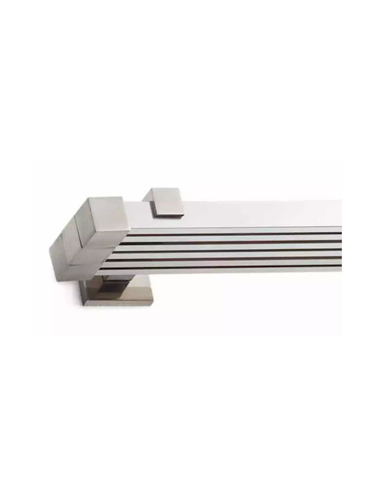 Anartisi Madison Τριπλός Σιδηρόδρομος Μεταλλικός INOX POLISHED 160εκ.