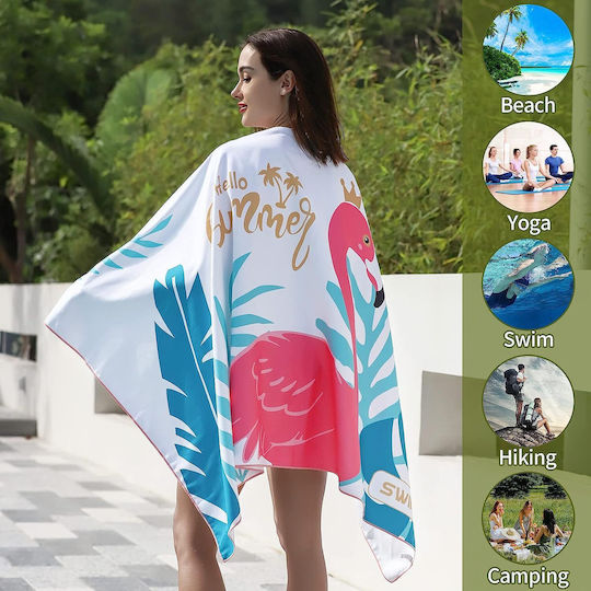 Super Absorbent Microfiber Beach Towel Quick Drying Suitable Swimming Travel Camping Size S Bebelogic