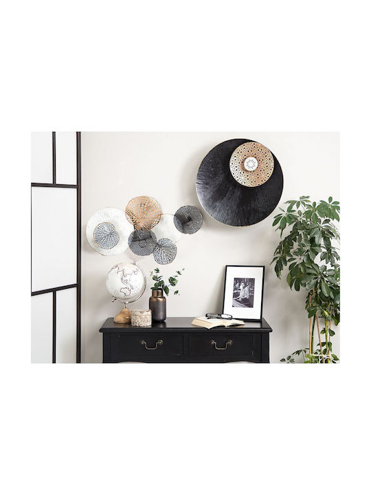 Beliani Decorațiune Pentru Perete Multicoloră Din Metal
