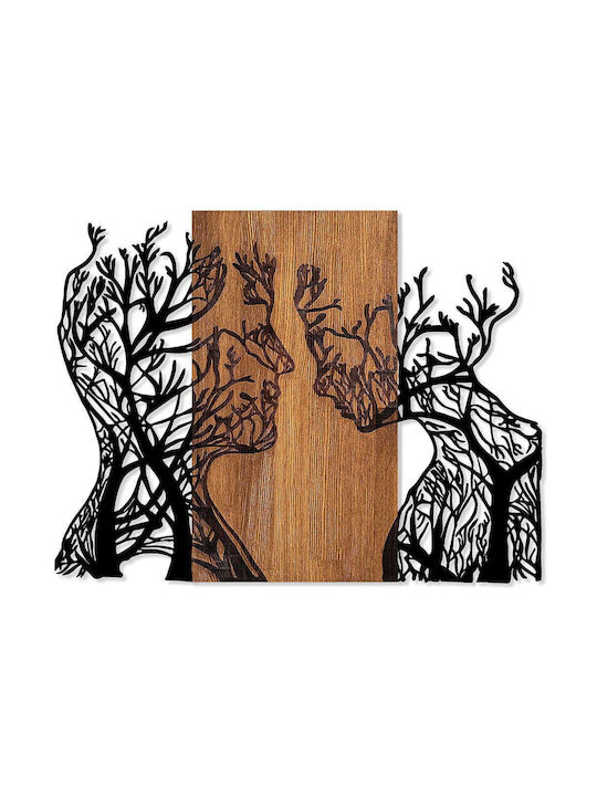 Asir Group 3D Mixed Art Tree Μαύρο από Ξύλο 70x58cm