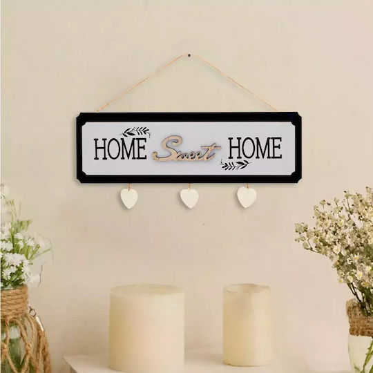 Uncle George Decorative Sign Handmade White Wooden 34.5x1x11cm
