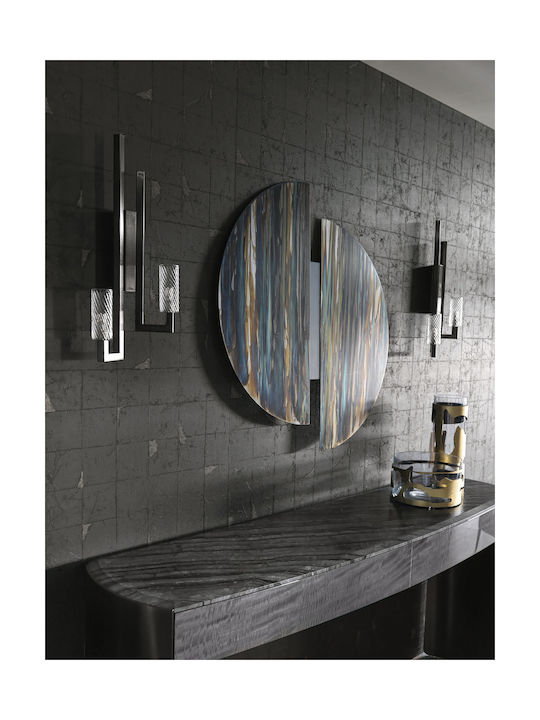 Casa Vogue Wall Decor Black Made of Metal 86x5x90cm