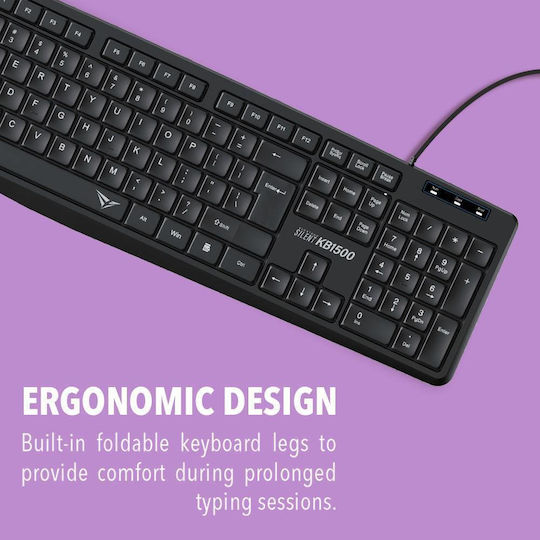 Alcatroz Silent Doar tastatura Engleză US