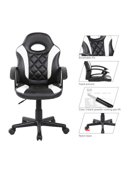 Kiwari Klaus Scaun Gaming Din piele ecologică Neagră