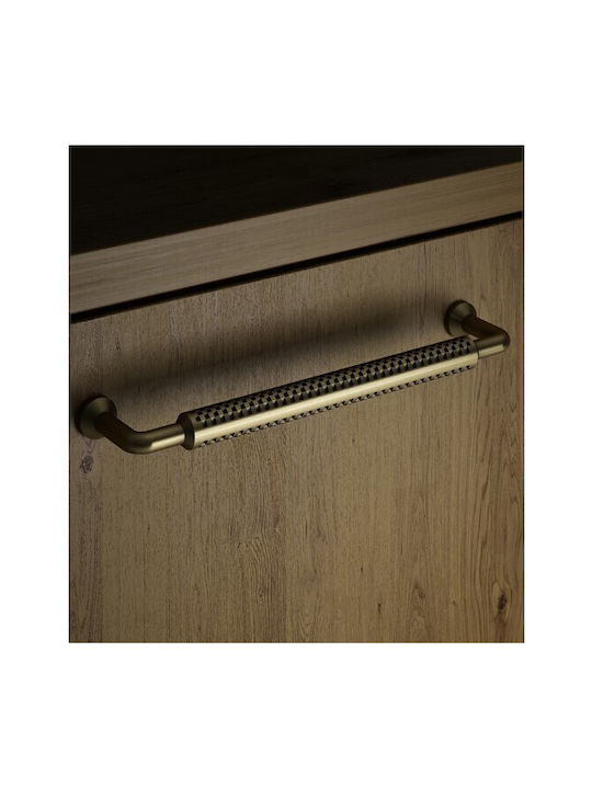 Sc Herrajes Herrajes Art.851 160mm Furniture Handle in Bronze Colour Metal 160mm Overall Length 160mm (Hole Centers 160mm)