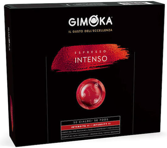 Gimoka Κάψουλες Espresso Intenso Συμβατές με Μηχανή Nespresso Professional 50caps