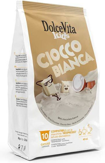Capsule compatibile Nespresso Dolce Vita White Chocolate 10 bucăți
