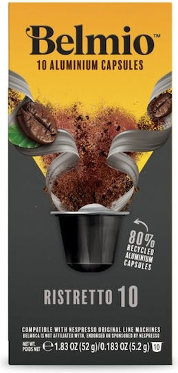 Belmio Κάψουλες Espresso Συμβατές με Μηχανή Nespresso 10caps