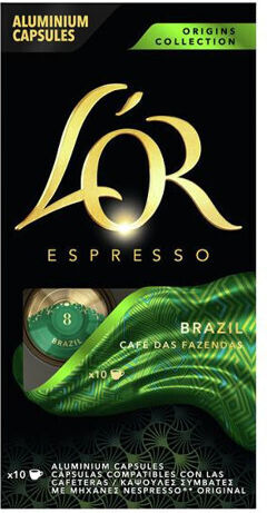 Lor Κάψουλες Καφέ Espresso Brazil 10x5.2g