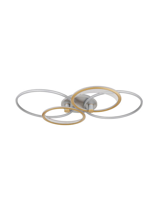 Globo Lighting Ceiling Mount Light Silver