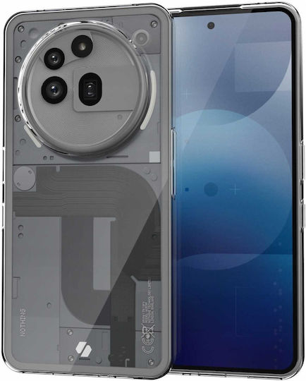 Spacecase Back Cover Plastic / Silicone 1mm Transparent (Nothing Phone (3a) Pro)