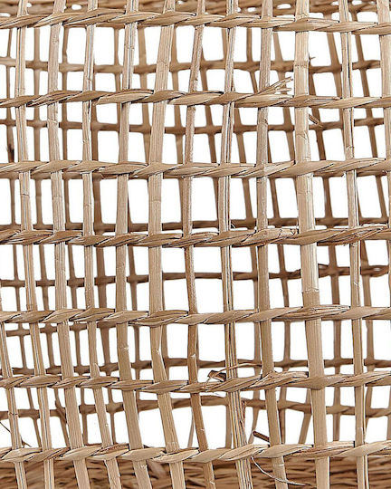 Beliani Комплект декоративни кошници Сламени с дръжки Beige 3бр